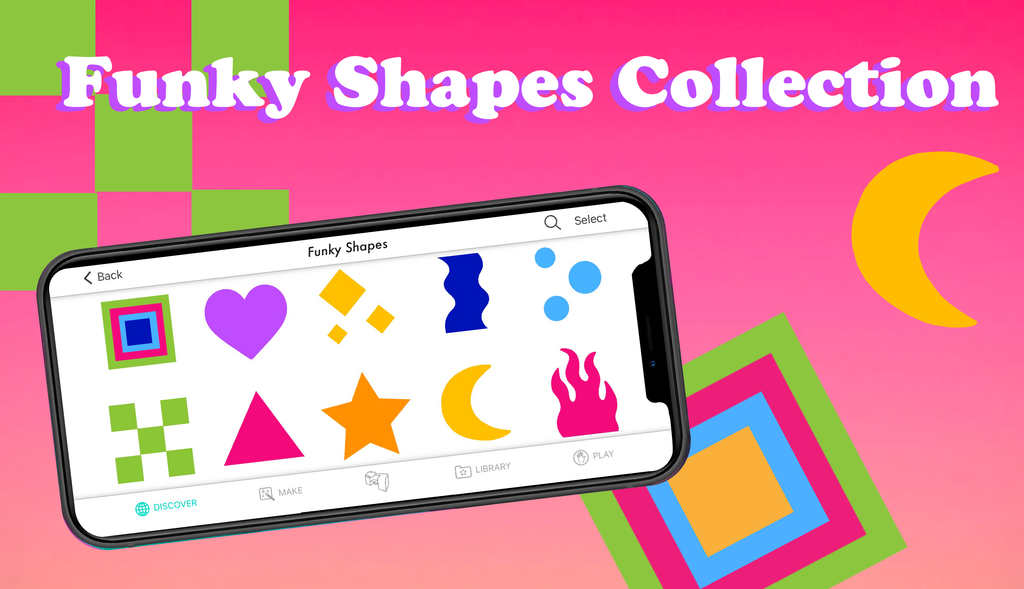 Just Dropped! Funky Shapes Collection🟣🟦