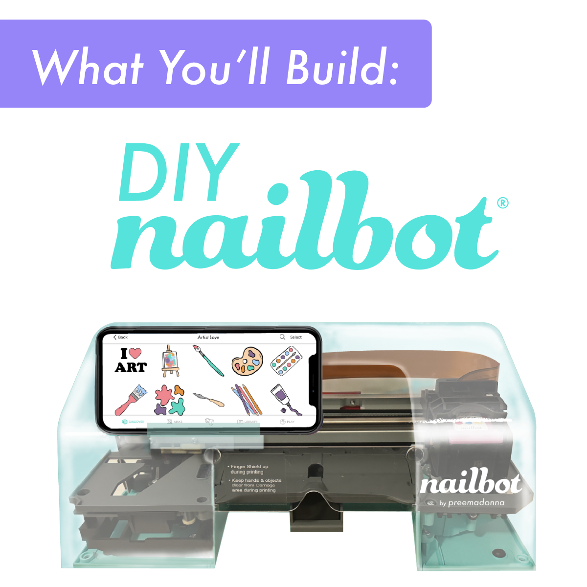 Nailbot, una impresora que pinta uñas con gran nivel de detalle