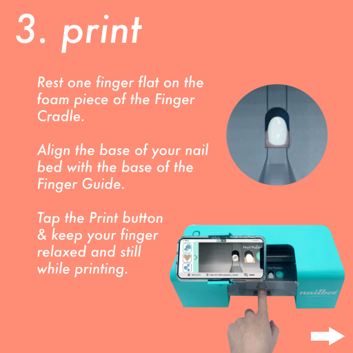 Nail Design Printer Menu